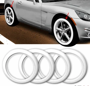 Portawalls White Wall Tire Insert 15" Rims Sidewall Set 4x - Picture 1 of 3