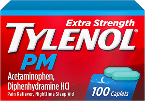 Tylenol PM Extra Strength Nighttime Pain Reliever & Sleep Aid Caplets, 500 Mg Ac