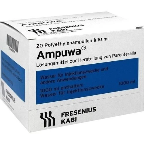 FRESENIUS KABI DEUTSCHLAND GMBH AMPUWA Plastikampullen Injektions-/Infusionslsg. 20X10ml PZN 6605508