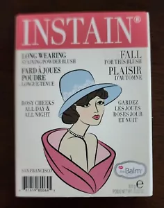 ***!!!SUPER SEXY!!!***The Balm INSTAIN Long Wearing Staining Powder Blush Toile - Picture 1 of 3