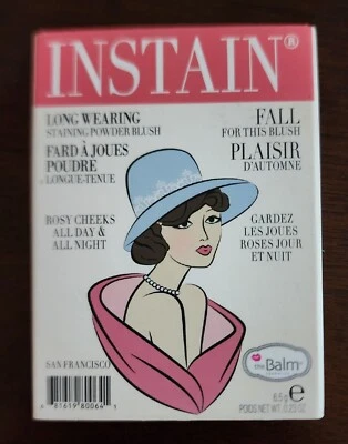 ***!!!SUPER SEXY!!!***The Balm INSTAIN Long Wearing Staining Powder Blush Toile  - Image 1 of 3