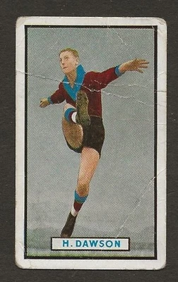 1939  ALLENS  Irish Moss VFL Football Card   FITZROY   H Dawson - image 1 of 2