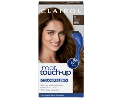 BRANDED Clairol Root Touch-Up Permanent Hair Dye, 5 Medium Brown