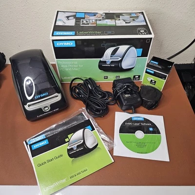 Impresora térmica de etiquetas Dymo LabelWriter 450 1750110 con adaptador de CA, USB y etiquetas Foto 1 de 4