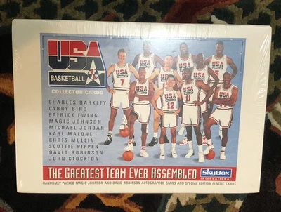 1992 Skybox США баскетбол коллекционные карточки Dream Team в заводской упаковке коробка Jordan! - Изображение 1 из 4