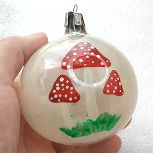 Vintage Christmas Mercury Glass Ornament Tree USSR Xmas Antique Decoration Ball - Picture 1 of 5
