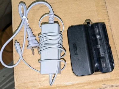 OEM Nintendo Wii U Gamepad Wall Charger Cable Dock Slightly Worn Working  - Image 1 of 4
