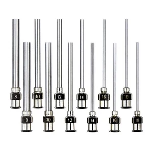 12 Pack Dispensing Needle Set, 1.97inch Stainless Steel Blunt Tip Luer Lock... - Picture 1 of 3