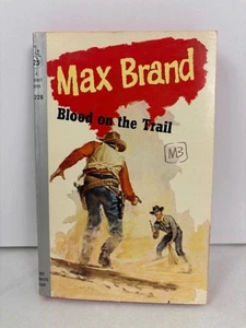 Max Brand “Blood on the Trail” Pocket Books #1228 1st Printing Mar 1959 VG+ Rare - Picture 1 of 14