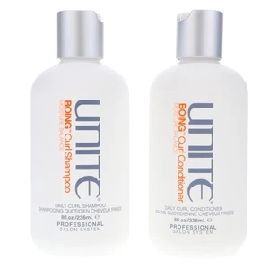 UNITE Hair Boing Curl Shampoo 8 oz & Boing Curl Conditioner 8 oz Combo Pack - Picture 1 of 8