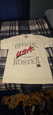 1996 US Women's Olympic Basketball Autographed T-shirt JSA Certified 11 Autos - Image 1 of 4