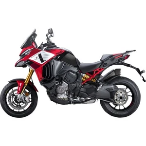 Traction Pad Tank Grips - Volcano - Black for Multistrada V4/S/Sport 55-10-0185B - Picture 1 of 5