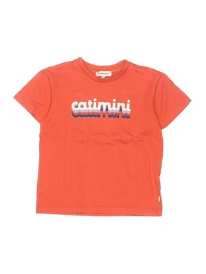 Catimini Boys Orange Short Sleeve T-Shirt 6 - Image 1 of 2