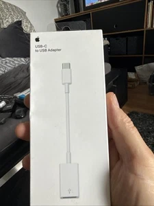 Adaptateur Apple USB-C vers USB - (MJ1M2ZM/A) Blanc Modèle A1632 - Photo 1/3