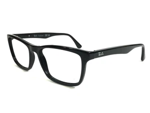 Monturas para gafas Ray-Ban RB5279 2000 negro brillante rectángulo borde completo 55-18-145 - Imagen 1 de 13
