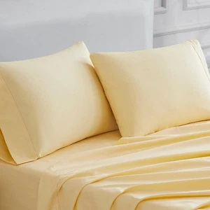 Luxury Cotton 400 Thread Count Ultimate Cotton Percale Standard Pillowcases, ... - Picture 1 of 4