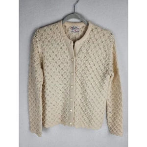 Vintage Bernice Wintuck Damen M Cottagecore Pullover süß gewellte Kanten - Bild 1 von 9