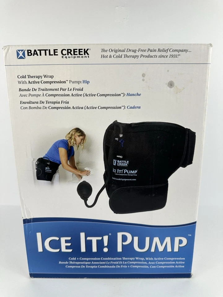 Battle Creek Ice It Pump Cold Therapy Hip Compression Wrap System Open Box - Image 1 of 4
