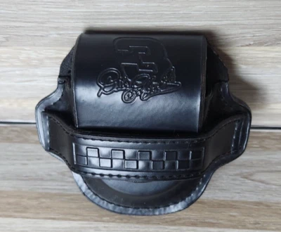 Franklin Mint Dale Earnhardt Sr #3 Reloj de Bolsillo Bolsa Soporte Zippo Estuche de Cuero Foto 1 de 4