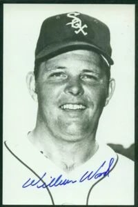 3.5x5.5 Photo, White Sox, 34, Original Autograph PSA/DNA of Wilbur Wood - Picture 1 of 2