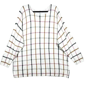 Ann Taylor Loft Wool Blend Sweater Size 24/26 (3X) Soft Lightweight Preppy NWT - Picture 1 of 12