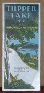Early 1960's Promotional Brochure of Tupper Lake, New York - Picture 1 of 1
