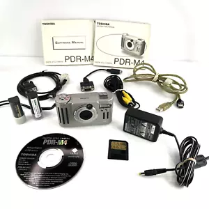 Toshiba PDR-M4 Digital Camera 2.1MP - Vintage with New Battery - Tested/Working - Picture 1 of 24