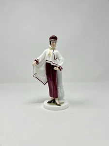 De colección 1987 Les Elegantes Colección COLETTE Figura de porcelana Unas vacaciones de invierno - Imagen 1 de 14