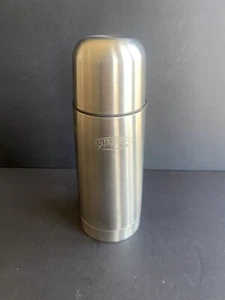 Bullet Shaped Stainless Steel Thermo Advertising For Gibson Canadian Whiskey  - Bild 1 von 6