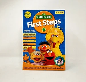 Sesame Street First Steps for Windows PC & MAC *Read* - Picture 1 of 3