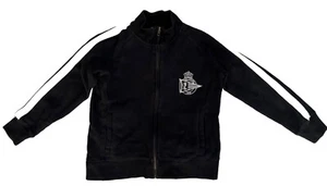 Polo Ralph Lauren Boys Kids Balck Anchor Full Zip 100% Cotton Jacket Size S - Picture 1 of 5