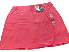 2X Plus women’s Skort Jones Faux Wrap New with tags Pink Skirt SKPK2X