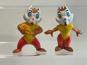 Disney Chip + Chap 2 x Figura Heimo Años 60 Vintage A + B Cuerno Camisa Amarillo 4 - Imagen 1 de 2