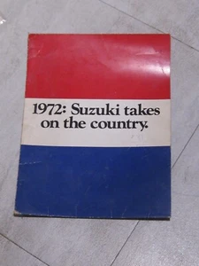 SUZUKI 1972 DOCUMENT FOLDER (13 X 10) VINTAGE - Picture 1 of 3