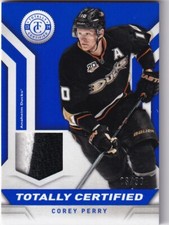 2013-14 Totally Certified Jerseys Prime Blue #TCCPE Corey Perry 3/50