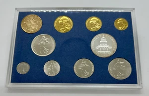 FRANCE - Coffret BU 1987 - La Monnaie de Paris // Série BRILLANT UNIVERSEL - Foto 1 di 6