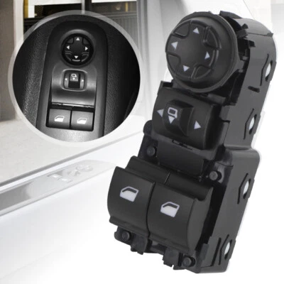 Interruptor de ventana eléctrica puerta conductor para Citroen Despacho Peugeot 96783350ZD Foto 1 de 4