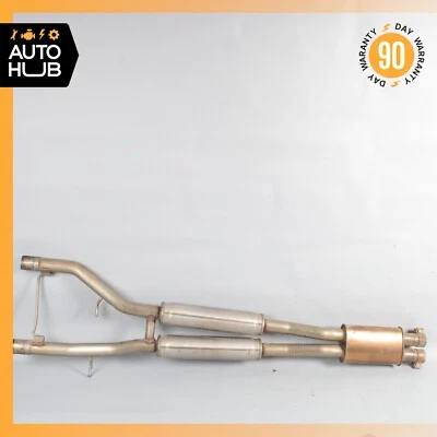 Tubo silenciador silenciador escape centro medio trasero Jaguar XF X250 10-12 OEM Foto 1 de 4