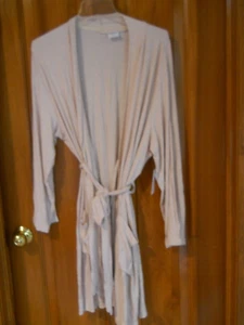 NWT Sonoma Easy Robe XL Beige $29.99, Ribbed & Stretchy - Picture 1 of 2