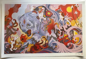 James Jean DER BÄR 24x36 Lithographie Kunstdruck signiert & nummeriert Auflage 500 - Bild 1 von 12