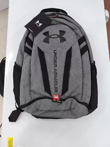 Under Armour UA Hustle 5.0 Rucksack schwarz/grau Schule Sporttasche 29L - Bild 1 von 6