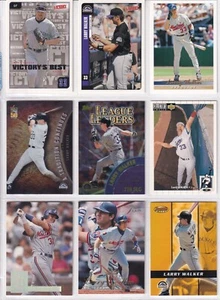Larry Walker Montreal Expos Colorado Rockies 9 Karten Lot Baseballkarten - Bild 1 von 2
