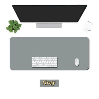 Single-side Large Mouse Pad Anti-slip Waterproof PU Leather Computer Mousepad - Image 1 of 4