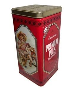 Vintage Christies Premium Plus Crackers Tin Limited Edition Tin 1991 Boy Girl 9. - Picture 1 of 13