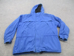 Gap Jacket Mens Medium Blue Full Zip Alpine Racing Series Hooded Coat 317 - Picture 1 of 7