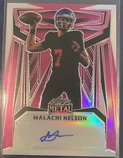 2023 Leaf Metal MALACHI NELSON RC AUTO Pink SP 3/5 USC
