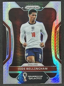 2022 Panini Prizm FIFA World Cup Jude Bellingham Hyper #90 England National Team - Picture 1 of 2