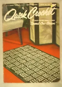 Quick Crochet - J. & P. Coats Book 300 - 21 Patterns - Imagen 1 de 9