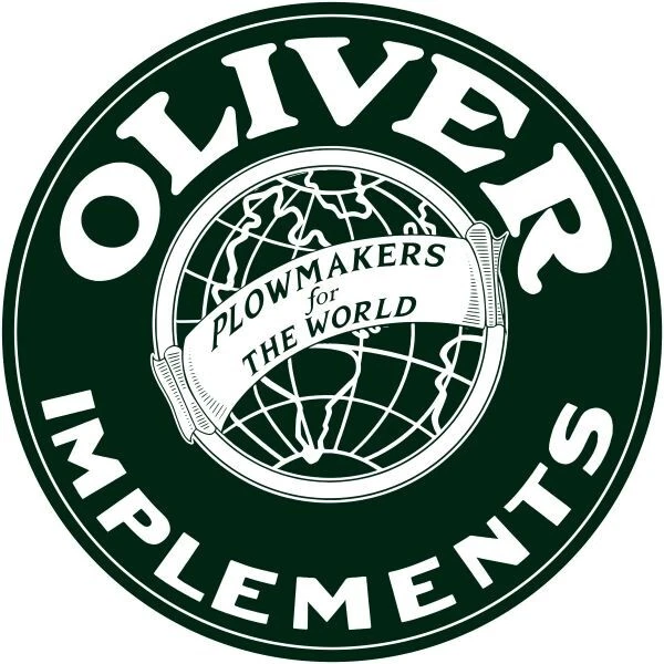 OLIVER Arados e Implementos de Granja NUEVO Letrero 40" Diámetro Redondo USA STEEL 17 libras Foto 1 de 1