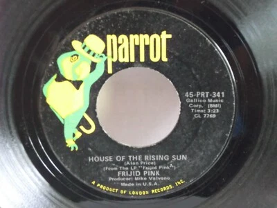 Frijid Pink,Parrot 341,"House of The Sun",US,7"45,1969 hard rock hit classic,M- - Image 1 of 2
